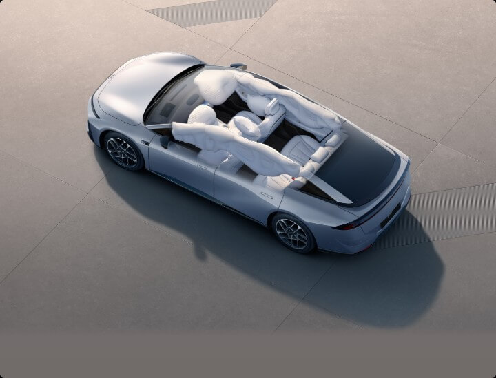 Protection standard avec 7 airbags